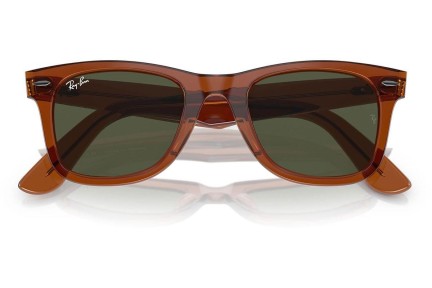 Ochelari de soare Ray-Ban Wayfarer RB2140F 677631 Pătrați Maro