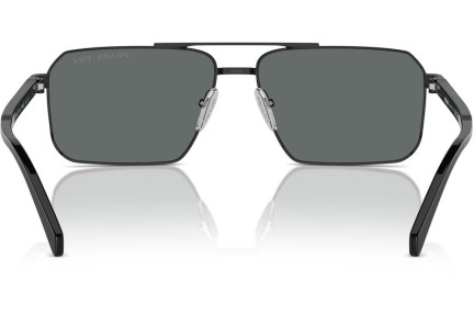 Ochelari de soare Prada PRA57S 1AB5Z1 Polarized Dreptunghiulari Negri