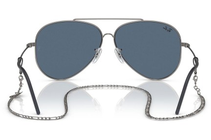 Ochelari de soare Ray-Ban Aviator Reverse RBR0101S 004/3A Pilot Argintii