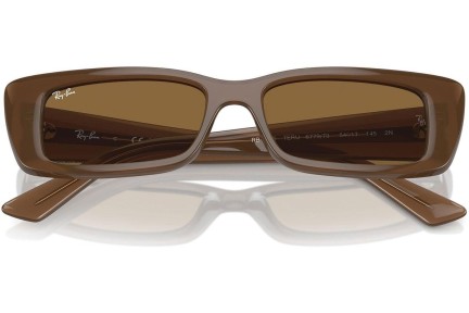 Ochelari de soare Ray-Ban RB4425 677973 Dreptunghiulari Maro