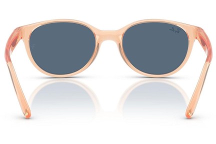 Ochelari de soare Ray-Ban Junior RJ9080S 717080 Rotunzi Portocalii