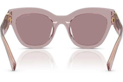 Ochelari de soare Miu Miu MU01YS 12W20I Cat Eye Violeți