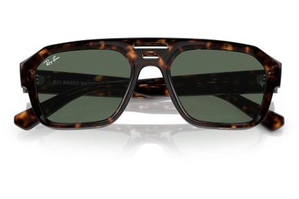 Ochelari de soare Ray-Ban Corrigan RB4397 135971 Flat Top Havana