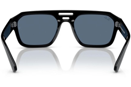 Ochelari de soare Ray-Ban Corrigan RB4397 667780 Flat Top Negri