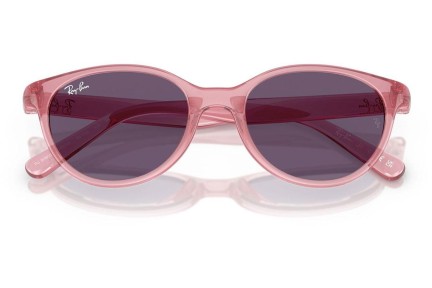 Ochelari de soare Ray-Ban Junior RJ9080S 71691A Rotunzi Roz