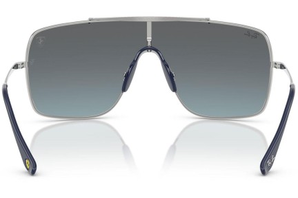 Ochelari de soare Ray-Ban RB3697M F104Y0 Lentilă unică | Shield Argintii