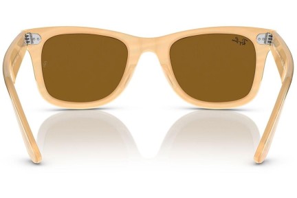 Ochelari de soare Ray-Ban Wayfarer RB2140F 140833 Pătrați Maro