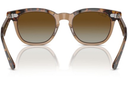 Ochelari de soare Ray-Ban Junior RJ9098S 7152T5 Polarized Pătrați Havana