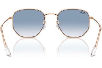 Ochelari de soare Ray-Ban Hexagonal RB3548 92023F Pilot Aurii