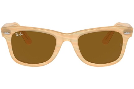 Ochelari de soare Ray-Ban Wayfarer RB2140F 140833 Pătrați Maro