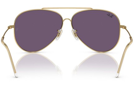 Ochelari de soare Ray-Ban Aviator Reverse RBR0101S 001/1A Pilot Aurii