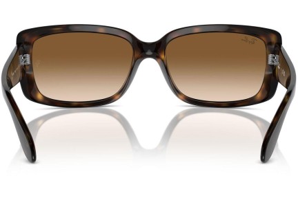 Ochelari de soare Ray-Ban RB4389 710/51 Dreptunghiulari Havana