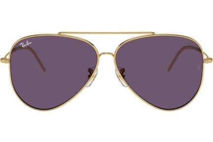 Ochelari de soare Ray-Ban Aviator Reverse RBR0101S 001/1A Pilot Aurii