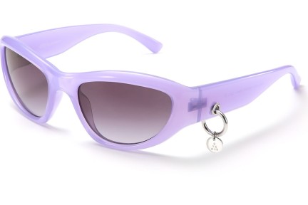 Ochelari de soare OiO by eyerim Meteor Lilac Grey Lentilă unică | Shield Violeți