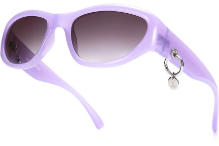 Ochelari de soare OiO by eyerim Meteor Lilac Grey Lentilă unică | Shield Violeți