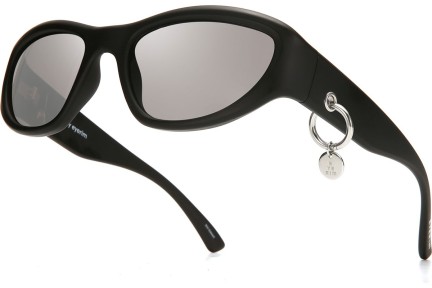 Ochelari de soare OiO by eyerim Meteor Matte Black Mirror Lentilă unică | Shield Negri