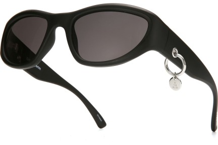 Ochelari de soare OiO by eyerim Meteor Matte Black Grey Lentilă unică | Shield Negri