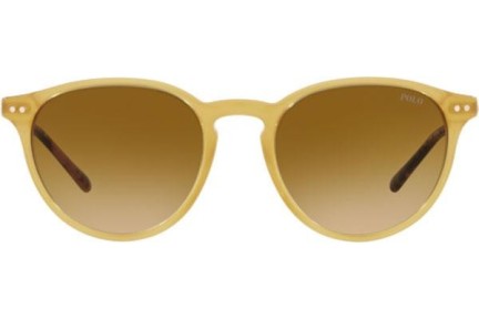 Ochelari de soare Polo Ralph Lauren PH4169 50052L Rotunzi Galbeni