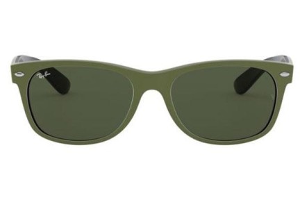 Ochelari de soare Ray-Ban New Wayfarer RB2132 646531 Pătrați Verzi