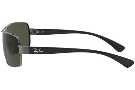 Ochelari de soare Ray-Ban RB3379 004/58 Polarized Dreptunghiulari Argintii