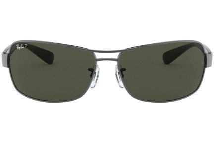 Ochelari de soare Ray-Ban RB3379 004/58 Polarized Dreptunghiulari Argintii