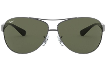 Ochelari de soare Ray-Ban RB3386 004/9A Polarized Pilot Argintii