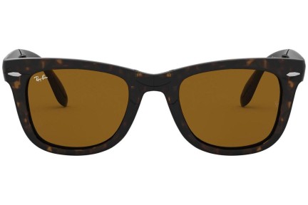 Ochelari de soare Ray-Ban Folding Wayfarer Classic RB4105 710 Pătrați Havana