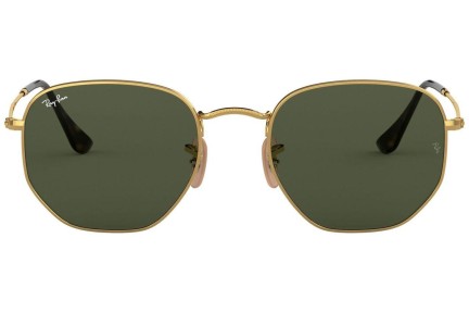 Ochelari de soare Ray-Ban Hexagonal Flat Lenses RB3548N 001 Rotunzi Aurii