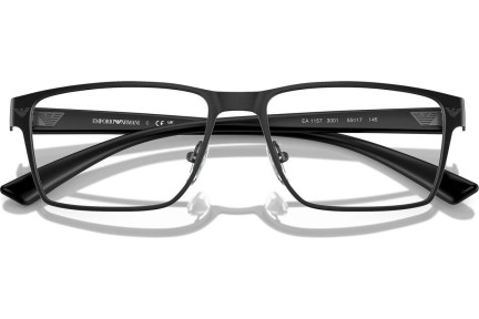 Ochelari Emporio Armani EA1157 3001 Dreptunghiulari Negri