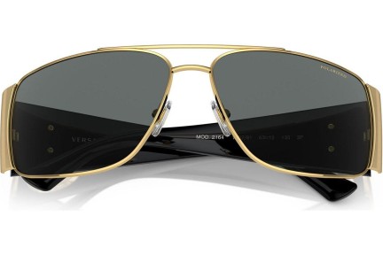 Ochelari de soare Versace VE2163 100281 Polarized Dreptunghiulari Aurii