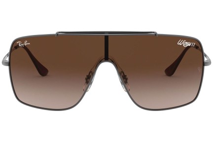 Ochelari de soare Ray-Ban Wings II RB3697 004/13 Lentilă unică | Shield Gri