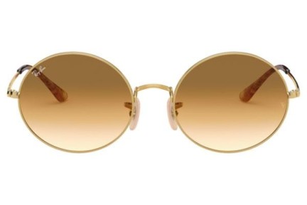 Ochelari de soare Ray-Ban Oval RB1970 914751 Rotunzi Aurii