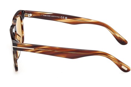 Ochelari de soare Tom Ford Dax FT0751 53E Pătrați Havana