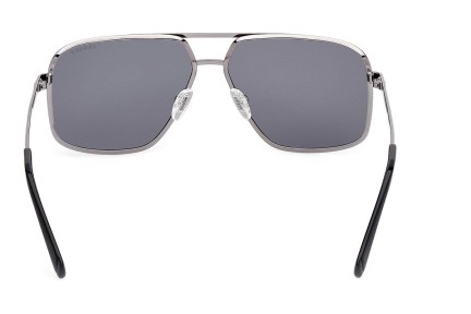 Ochelari de soare Guess GU00167 09D Polarized Pilot Argintii