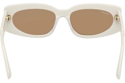 Ochelari de soare Max&Co. MO0114 25J Dreptunghiulari Albi