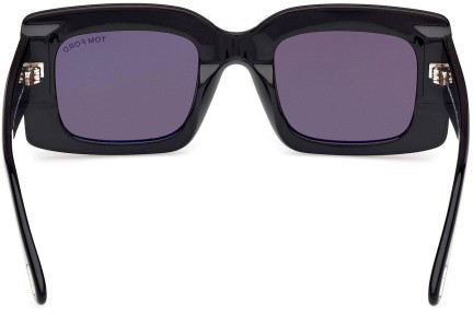 Ochelari de soare Tom Ford Brigitta FT1188 01A Dreptunghiulari Negri