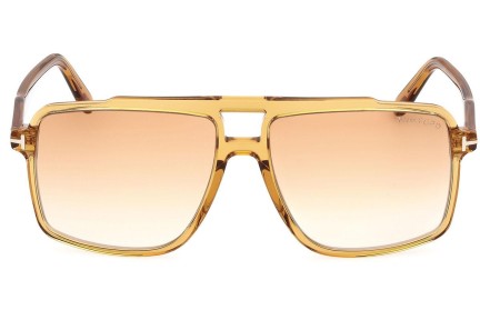 Ochelari de soare Tom Ford Kemp FT1177 39F Pătrați Galbeni