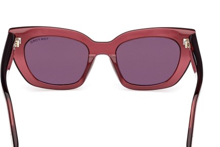 Ochelari de soare Tom Ford Athena FT1190 69E Cat Eye Roșii