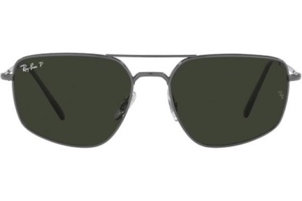 Ochelari de soare Ray-Ban RB3666 004/N5 Polarized Dreptunghiulari Gri