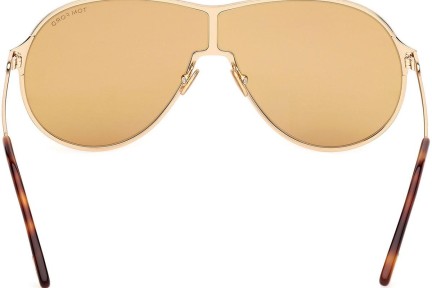 Ochelari de soare Tom Ford Gaia FT1174 30E Pilot Aurii