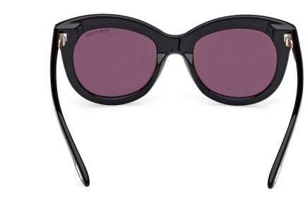 Ochelari de soare Tom Ford Odette FT1189 01E Cat Eye Negri