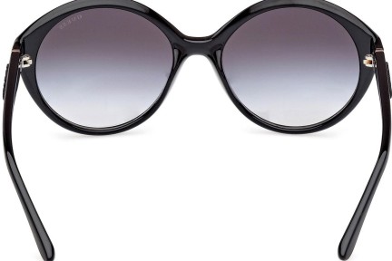 Ochelari de soare Guess GU00155 01B Rotunzi Negri