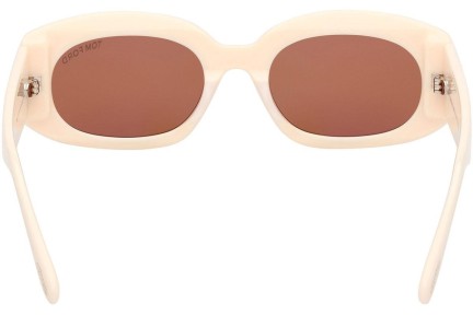 Ochelari de soare Tom Ford Cielle FT1187 25E Ovali Bej