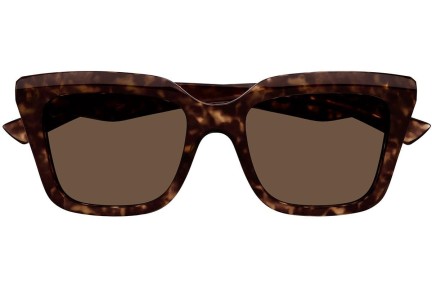 Ochelari de soare Alexander McQueen AM0473S 002 Pătrați Havana