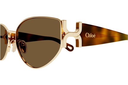 Ochelari de soare Chloe CH0260S 002 Cat Eye Aurii