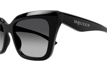 Ochelari de soare Alexander McQueen AM0473S 001 Pătrați Negri