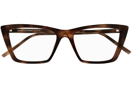 Ochelari Saint Laurent SL737MICATHINOPT 003 Cat Eye Havana