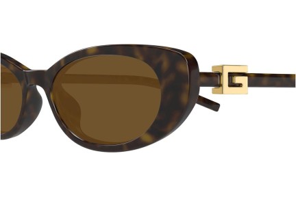 Ochelari de soare Gucci GG1680S 004 Ovali Havana