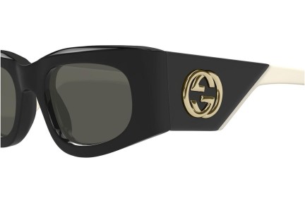 Ochelari de soare Gucci GG1664S 001 Pătrați Negri