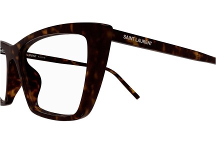 Ochelari Saint Laurent SL737MICATHINOPT 002 Cat Eye Havana